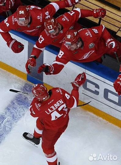 Хоккейный свитер игровой Спартак 17/18