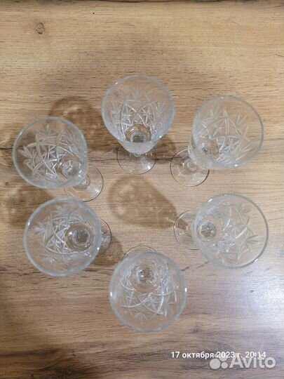 Хрустальные рюмки СССР