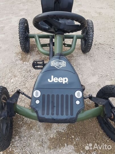 Детский веломобиль berg jeep junior BFR до 50 кг