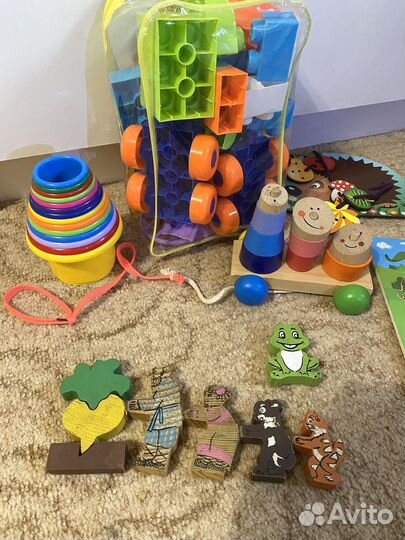 Развивающие деревянные игрушки