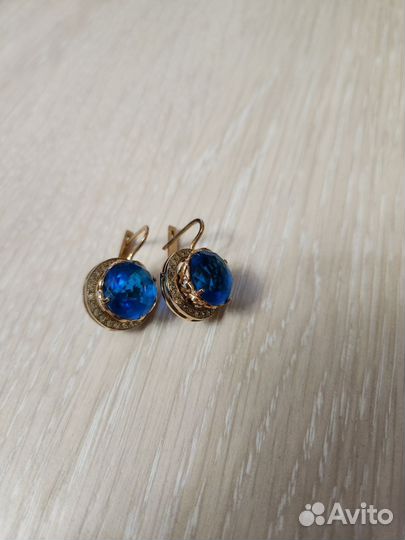 Золотые серьги