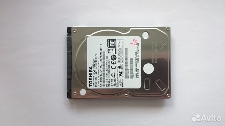 Жёсткий диск HDD 1Tb, MQ01ABD100, (есть проблемы)