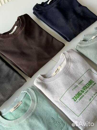 Свитшот мужской Zadig & Voltaire оригинал новый