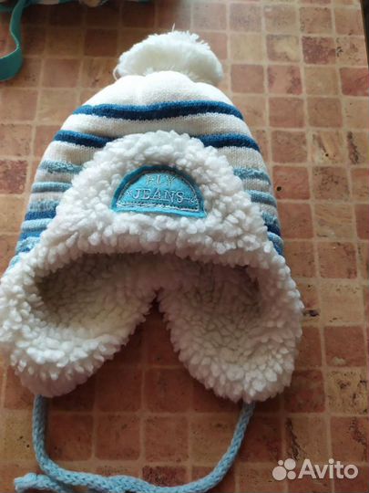 Шапка зимняя на 3-6 месяцев