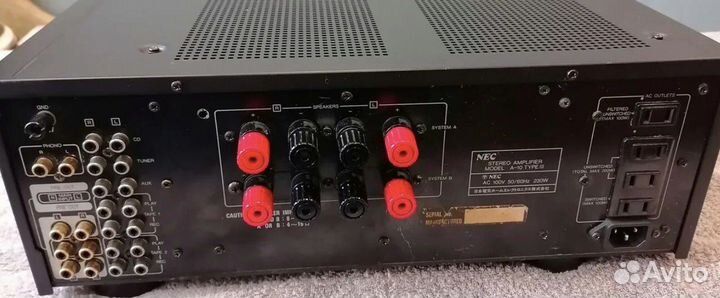 Усилитель NEC A-10III Dual Mono 1986 год