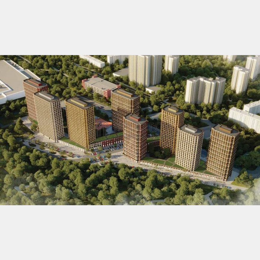 1-к. квартира, 41,5 м², 2/22 эт.