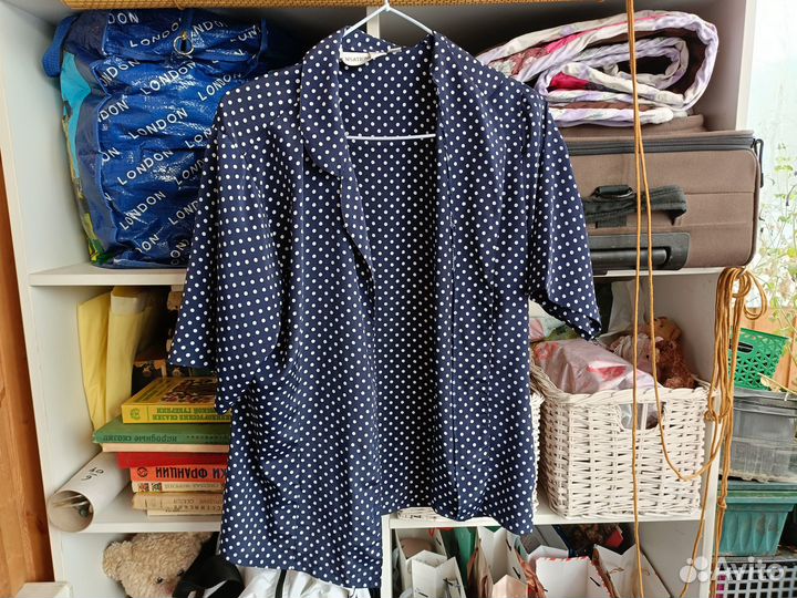 Блузка в горошек 48 р-р (L)