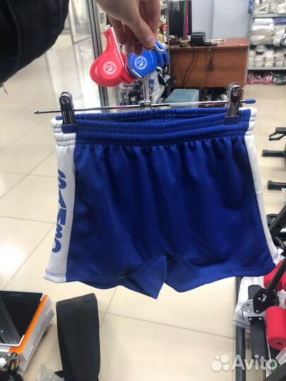 Шорты для самбо синие