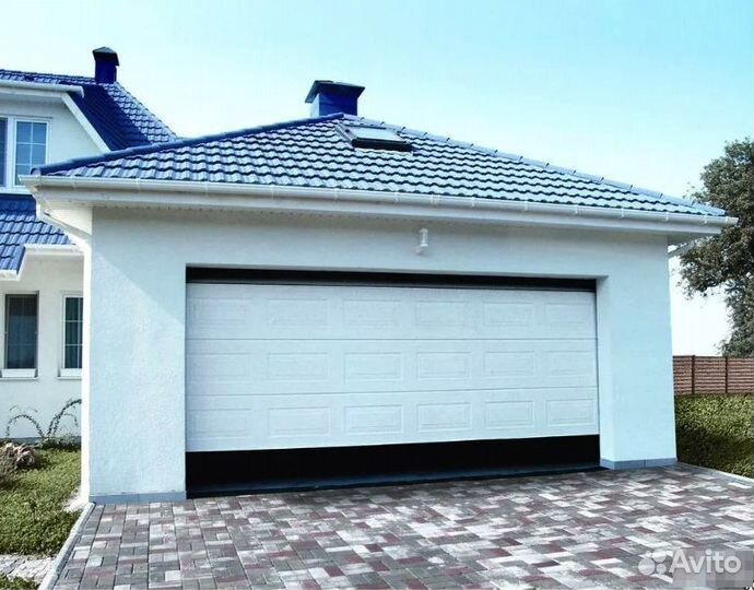 Секционные ворота для гаража монт-ж 1-2 дн