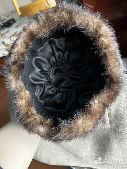 Норковая шапка мужская
