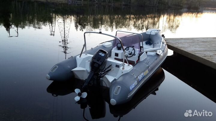 Риб Skyboat 440RD с мотором Suzuki DT40WRS