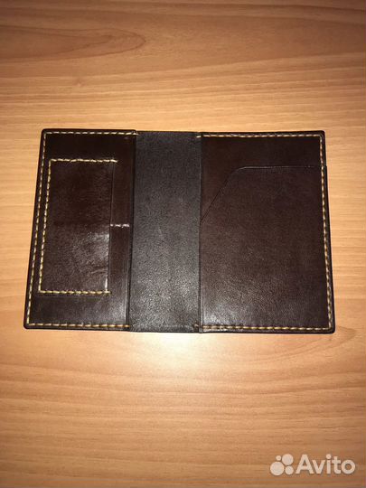 Обложка для документов натуральная кожа