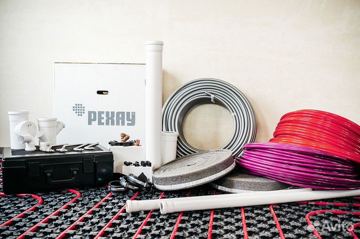 Монтаж отопления и водоснабжения