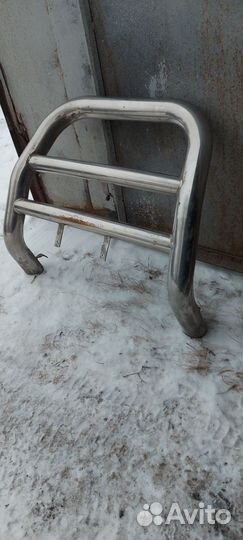 Кенгурятник на hyundai santa fe