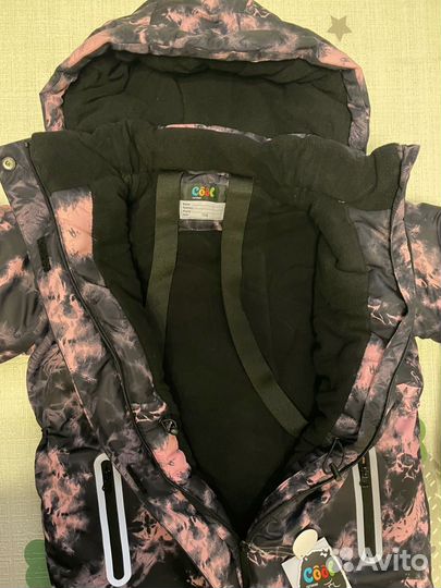 Зимняя куртка для девочки новая 158 размер