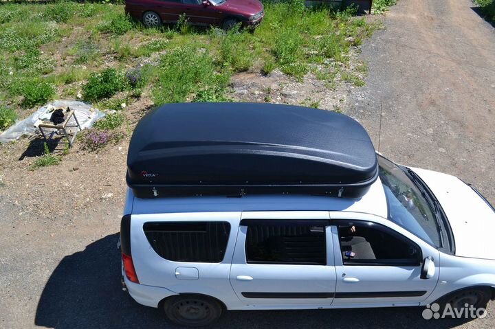 Автобокс на крышу Ветлан 1100 л на Hyundai Equus