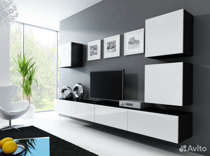 Модульная стенка навесная