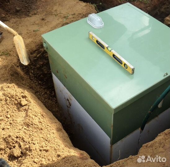 Установка септика Топас под ключ