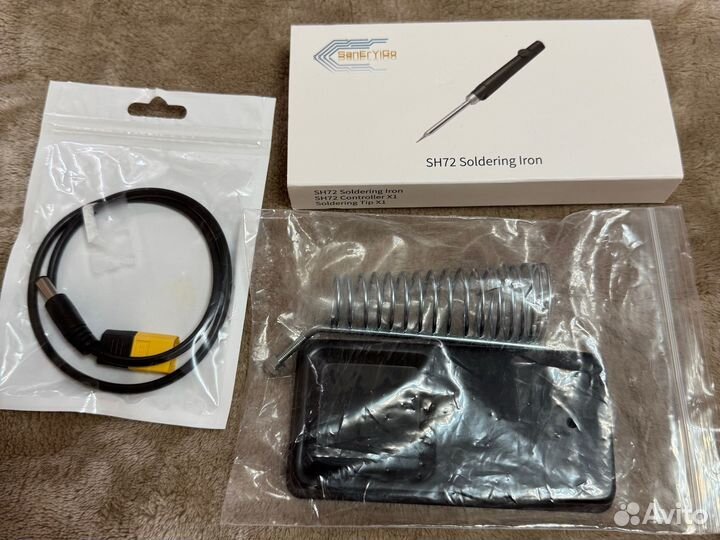 Паяльник SH72 + подставка +кабель Xt60