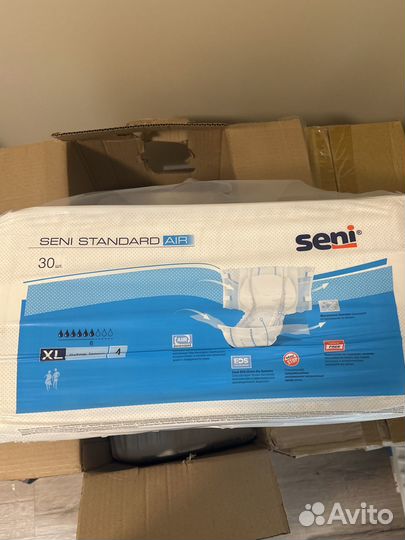 Памперсы для взрослых, XL, 30шт