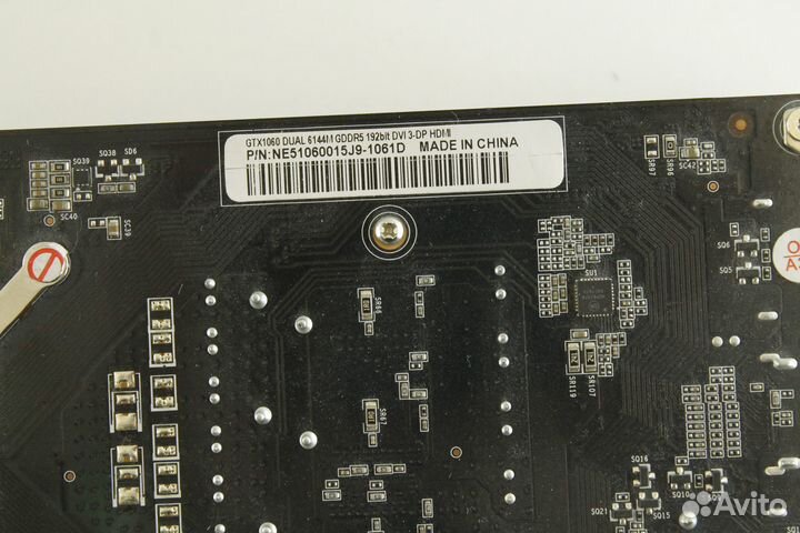 Видеокарта 6 GB GTX 1060 Palit Dual 6G