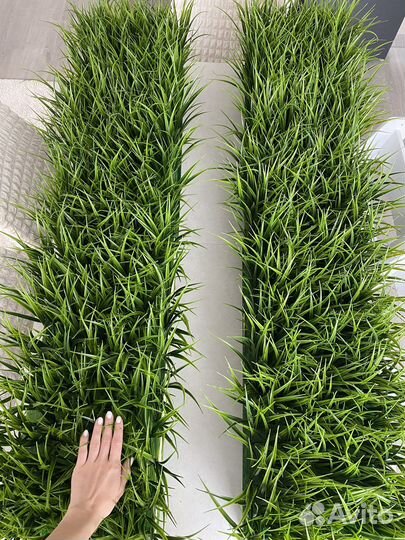 Искусственная трава осока в блоках