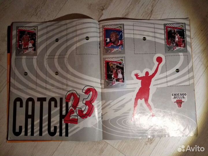 Альбом наклейки стикеры баскетбол NBA Upper Deck