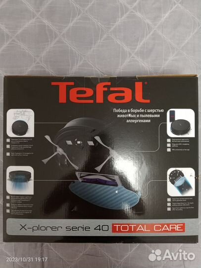 Робот пылесос Tefal x-plorer serie 40
