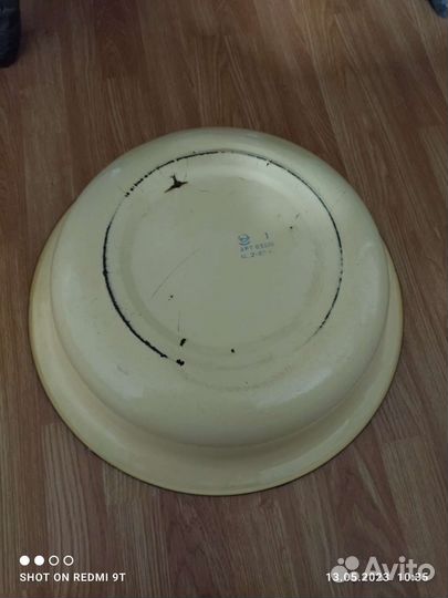 Таз эмалированный, бидон СССР