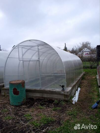 Теплица усиленная 20*30 оцинкованная