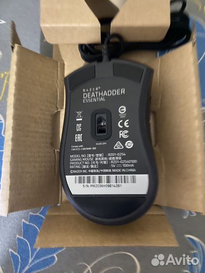 Игровая мышь razer deathadder essential