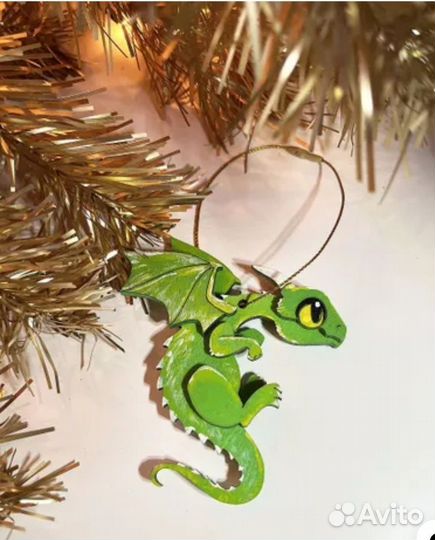 Дракон Ёлочня игрушка