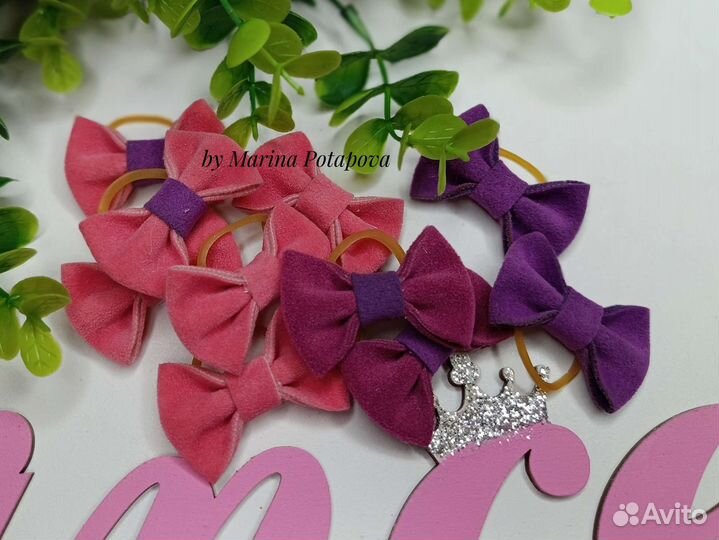 Бантики для груминга для собак