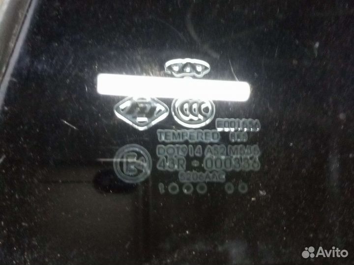 Стекло глухое задней правой двери Сhery Tiggo t11