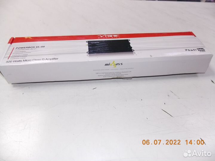 Усилитель ультракомпактный Vibe Powerbox65.4M-V7