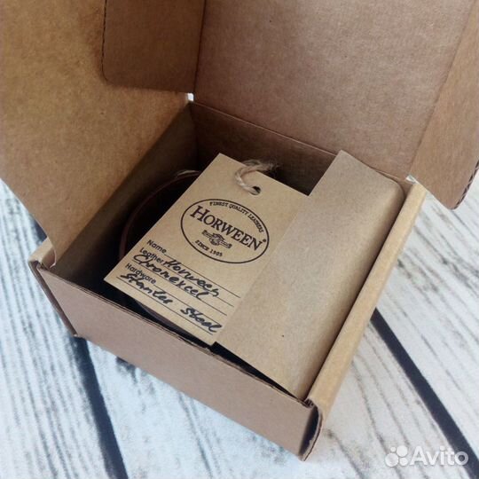 Браслет мужской нат.кожа