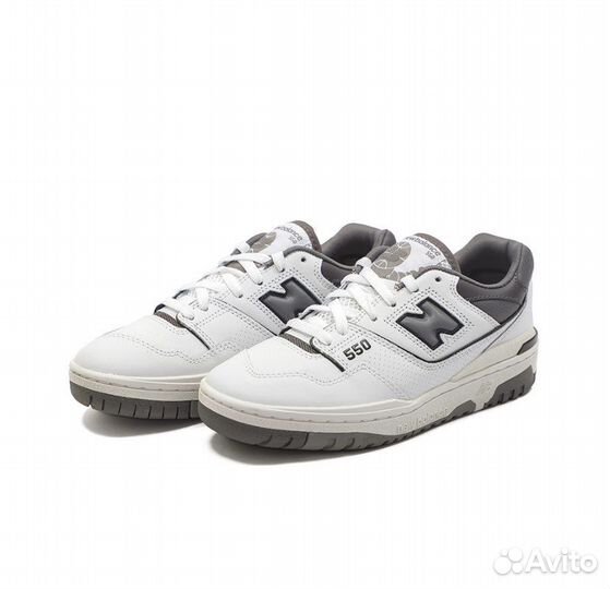 New Balance White Grey Dark 550 оригинал