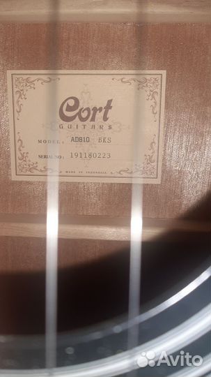 Акустическая гитара Cort ad 810 BKS