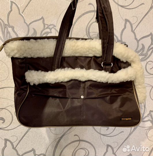 Сумка для маленькой собачки. Зима