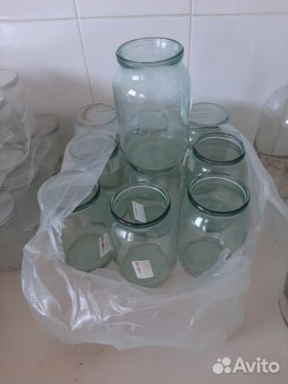 Банки стеклянные для купорки 0,5 1 2 3 1,5 литра