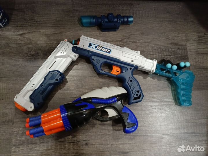 Нерфы бластеры набор