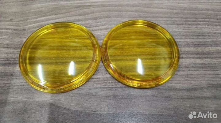 Стекло жёлтое для противотуманных фар Renault/Ford