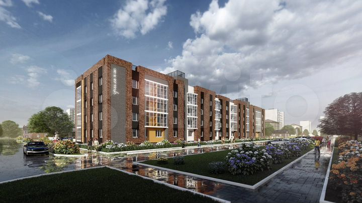 2-к. квартира, 43,2 м², 2/4 эт.