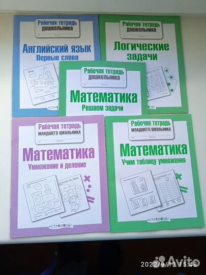 Рабочие тетради дошкольника новые