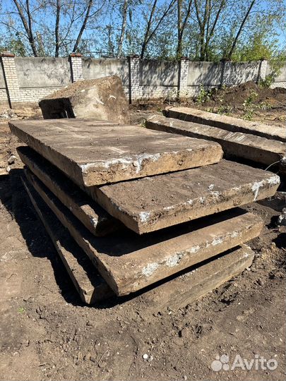 Дорожные плиты б/у