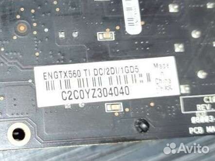 Видеокарта asus engtx560 Ti DC/2DI/1GD5 блок пит