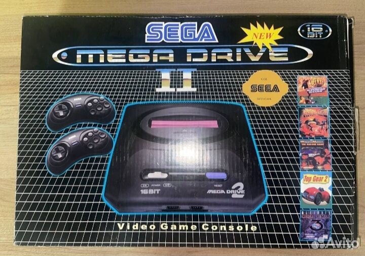 Sega mega drive 2 новая с играми