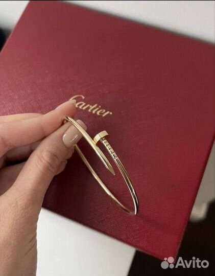 Браслет женский cartier гвоздь тонкий