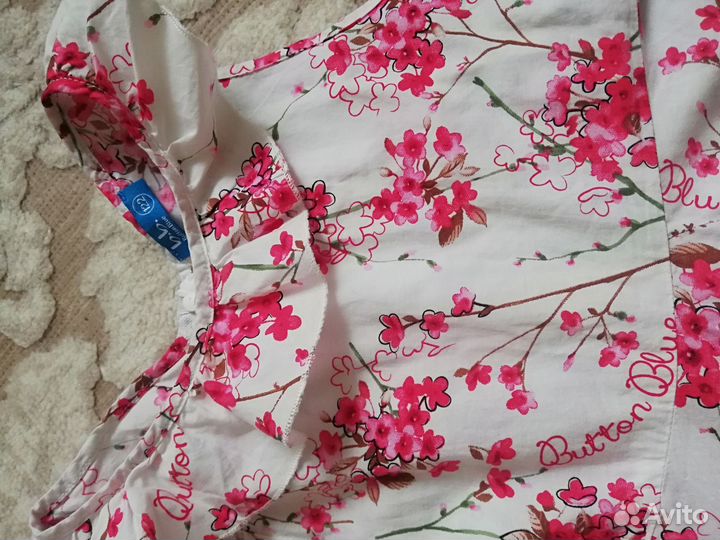 Платье для девочки Button blue