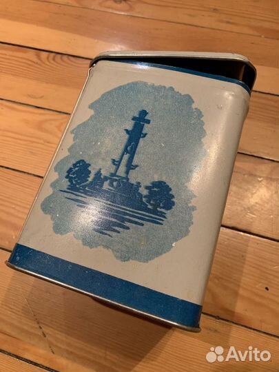 Советская жестяная банка Лапша